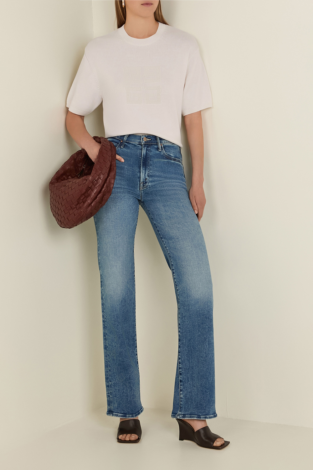 מכנסי ג'ינס בגזרה ישרה